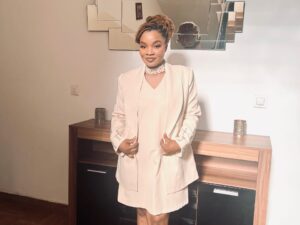 Ensemble Robe Veste Unie beige